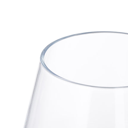 Vase à fleurs en verre