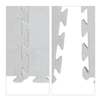 Flauschige Puzzlematte im 9er-Set