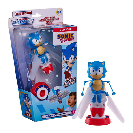 Les héros volants survolent et tournent Sonic