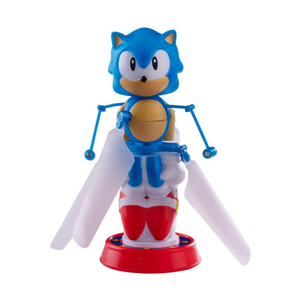 Les héros volants survolent et tournent Sonic