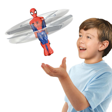 Flying Heroes Schwebender und drehender Spider-Man