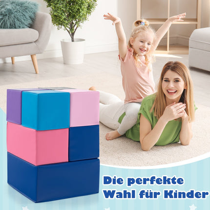 Ensemble de blocs de construction en mousse - 7 pièces, souples et résistants