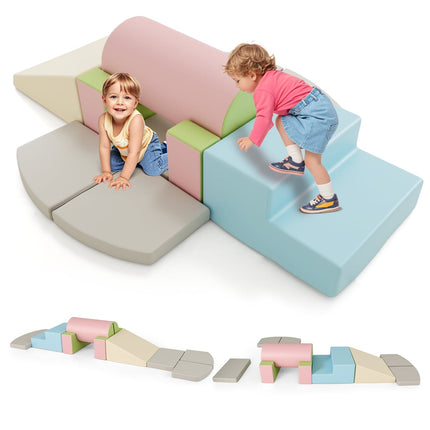 Schaumstoff-Kletterblöcke-Set, 10-teilig, weich & sicher
