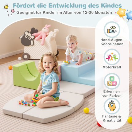 Schaumstoff-Kletterblöcke-Set, 10-teilig, weich & sicher