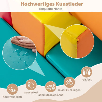 Schaumstoff-Kletterblöcke-Set für Kleinkinder, 10-teilig