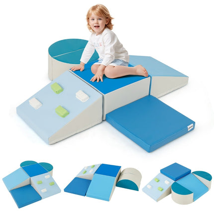 Ensemble de blocs d'escalade en mousse pour tout-petits, 6 pièces pour jouer à l'intérieur
