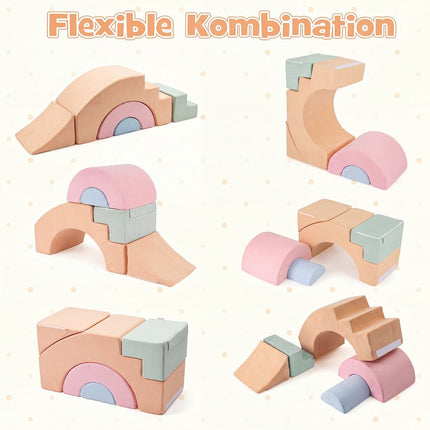 Kletterblöcke aus Schaumstoff für Kleinkinder, 5-teiliges Softplay-Set