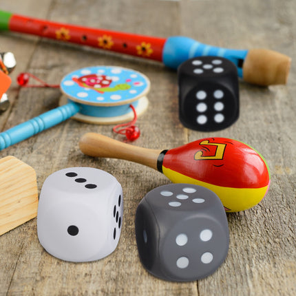 Schaumstoff-Würfel-Set mit 6 – Weiche Zahlenwürfel für Kinder