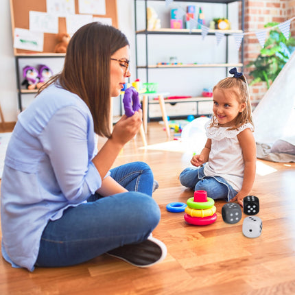 Schaumstoff-Würfel-Set mit 6 – Weiche Zahlenwürfel für Kinder