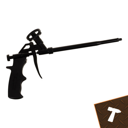 Pistolet à mousse avec distributeur réglable, corps en métal, 320 mm