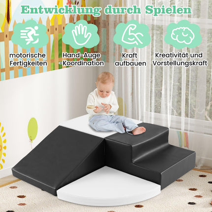 Ensemble de jeu en mousse pour enfants - Blocs d'escalade en 4 pièces