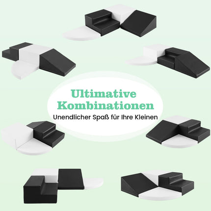 Ensemble de jeu en mousse pour enfants - Blocs d'escalade en 4 pièces