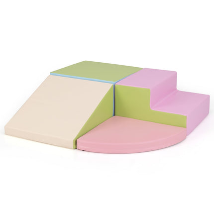 Ensemble de jeu en mousse pour tout-petits - Blocs d'escalade souples en 4 pièces
