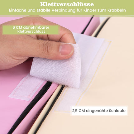 Ensemble de jeu en mousse pour tout-petits - Blocs d'escalade souples en 4 pièces