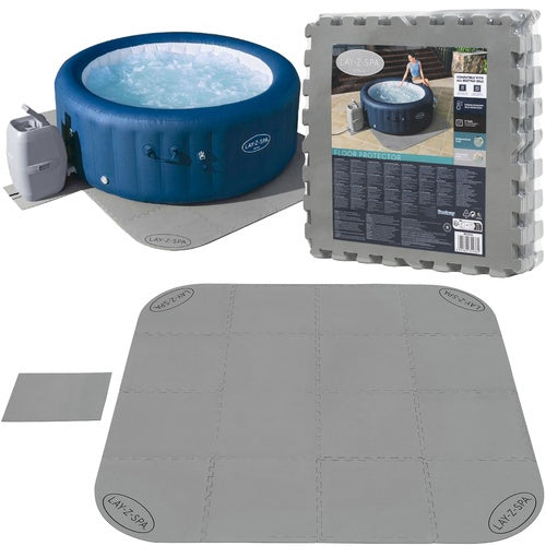 Tapis de protection en mousse pour spa Lay-Z-Spa, 196 x 196 cm, polyéthylène