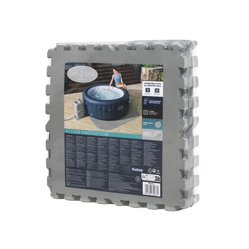 Tapis de protection en mousse pour spa Lay-Z-Spa, 196 x 196 cm, polyéthylène