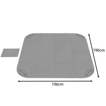 Tapis de protection en mousse pour spa Lay-Z-Spa, 196 x 196 cm, polyéthylène