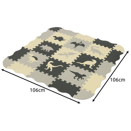 Tapis de puzzle en mousse, 30,5 x 30,5 cm, 35 pièces, mousse EVA
