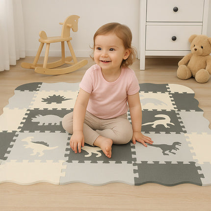 Tapis de puzzle en mousse, 30,5 x 30,5 cm, 35 pièces, mousse EVA