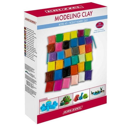 Ensemble mousse-plastique de 36 pcs. Kruzzel 22651