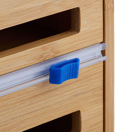 Distributeur de papier aluminium avec support pour essuie-tout