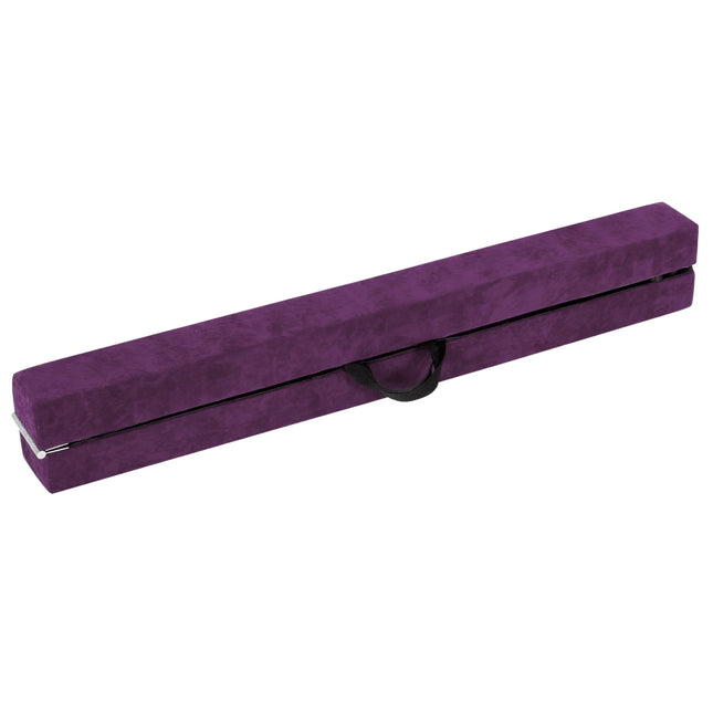 Poutre d'équilibre pliable de 270 cm pour enfants, violette