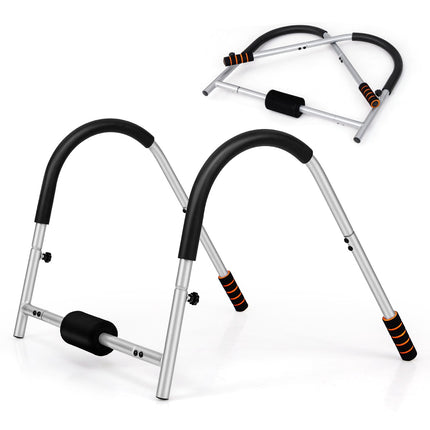 Klappbarer Bauchtrainer mit gepolsterter Kopfstütze, 150 kg