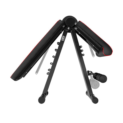 Banc d'exercice pliable et réglable avec cordes de résistance
