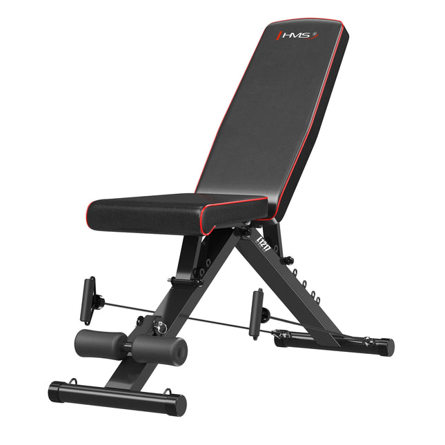 Banc d'exercice pliable et réglable avec cordes de résistance