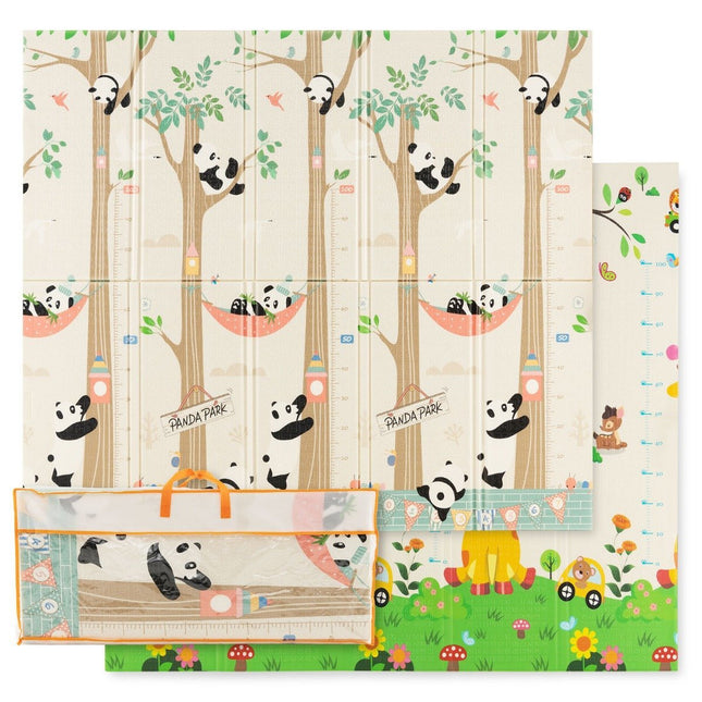Tapis de jeu pliable pour bébé - Réversible, XPE, 200 x 180 cm