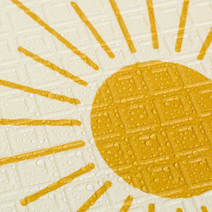 Tapis de jeu pliable pour bébé - Motif soleils et lunes