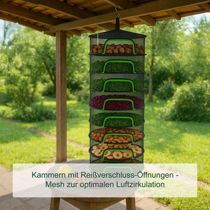 Faltbares Trockennetz für Kräuter, Obst und Kleidung
