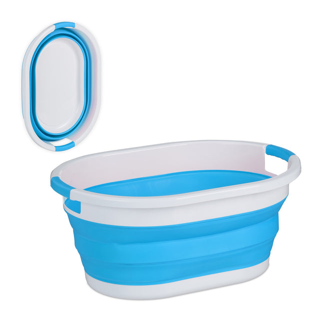 Panier à linge pliable avec poignées, capacité 24 L
