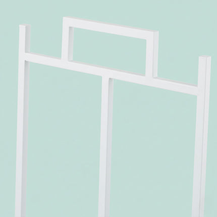 Range-bûches pliable en métal - Rangement du bois de chauffage peu encombrant