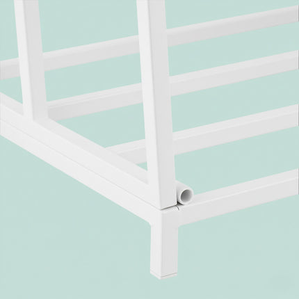 Range-bûches pliable en métal - Rangement du bois de chauffage peu encombrant