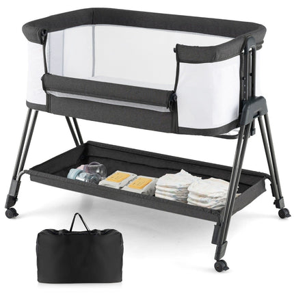 Lit bébé portable pliable à hauteur réglable