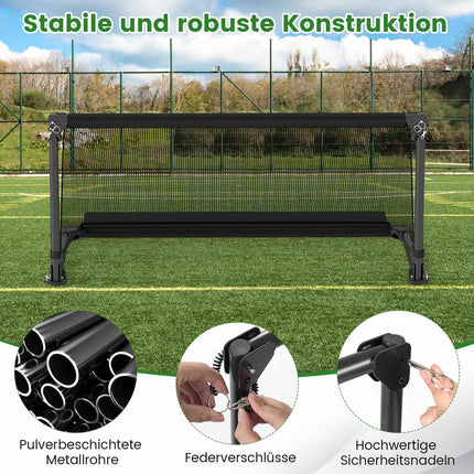 Faltbares Fußballtor 100x50x47cm Metallrahmen, PE-Netz