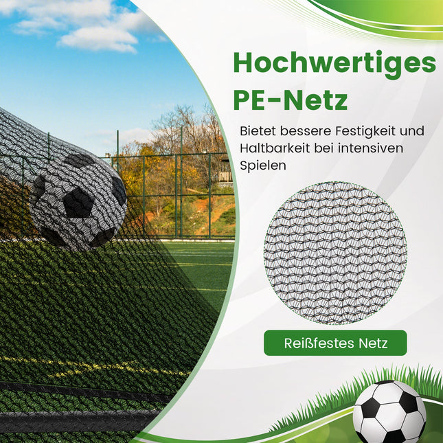 But de football pliable 120 x 57 x 60 cm, structure métallique, filet en PE