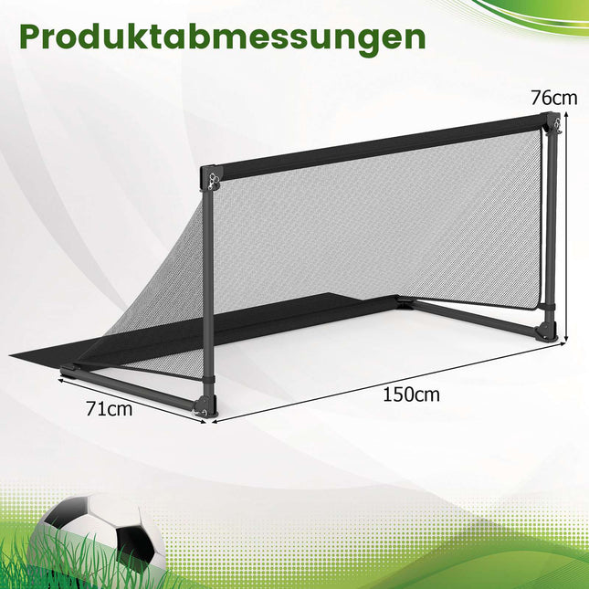 But de football pliable 150 x 71 x 76 cm, structure métallique, filet en PE