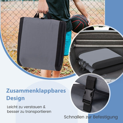 Faltbares Stadionsitzkissen mit verstellbarer Rückenlehne, Bodenstuhl, gepolsterter Stadionsitz