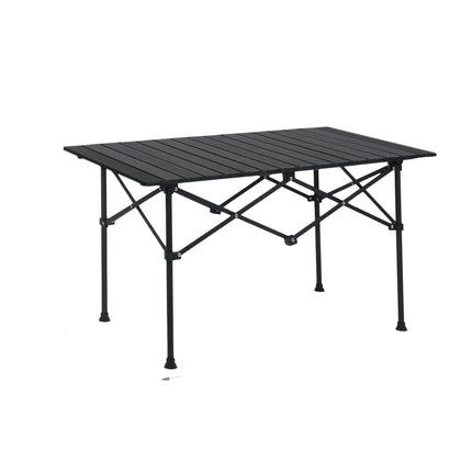 Klappbarer Campingtisch aus Stahl mit Tragetasche