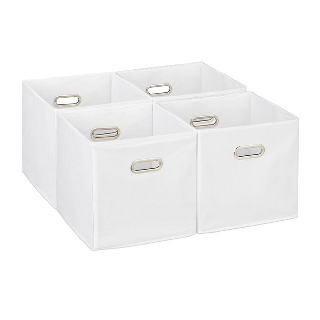 Paniers de rangement pliables, lot de 4 - Boîtes de rangement
