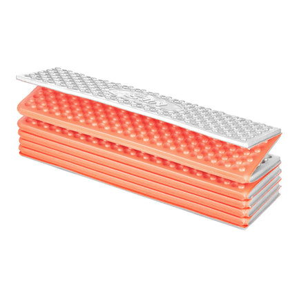 Tapis de voyage pliable, bord en aluminium, 195 cm, orange