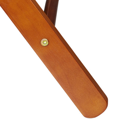 Porte-bagages pliable en bois, lot de 2