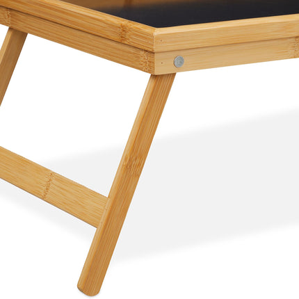 Plateau de lit pliable en bambou