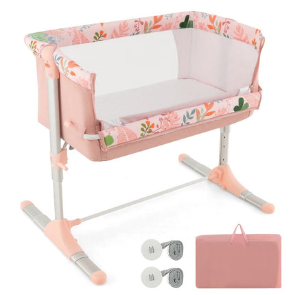 Lit cododo pliable avec 4 hauteurs réglables, pieds rétractables et sac de transport