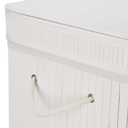 Panier à linge pliable en bambou