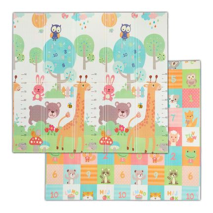 Tapis de jeu pliable avec motifs animaux