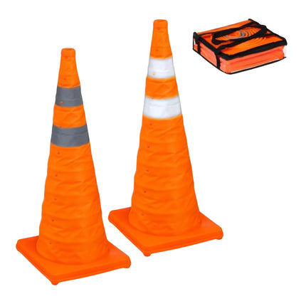 Pylônes pliables 70 cm en pack de 2