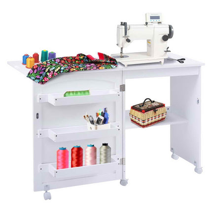 Table de machine à coudre pliable table de couture table polyvalente table de travail de bureau